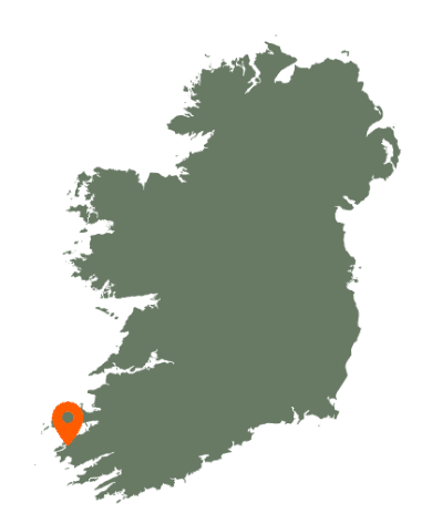 Cahersiveen Karte