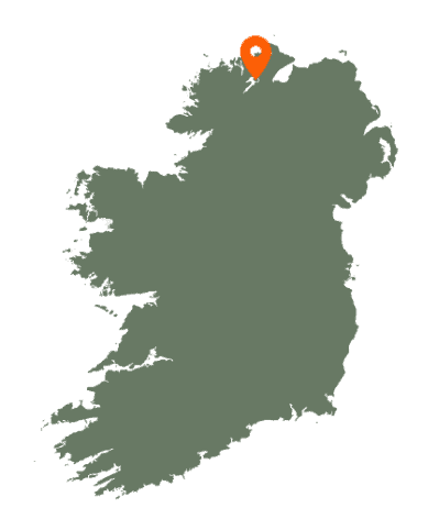 Inch Island Karte
